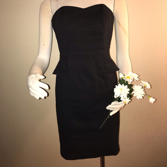WHBM Structured Peplum Dress - Picture 3 of 8